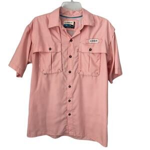 Magellan Outdoors Fish Gear Shirt Short Sleeves Wicking Checkered Womens Size XS